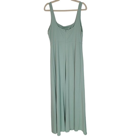 Birdy Grey Womens XL Sage Green Sleeveless Square Neck Alex Bridesmaid Dress - Picture 8 of 10